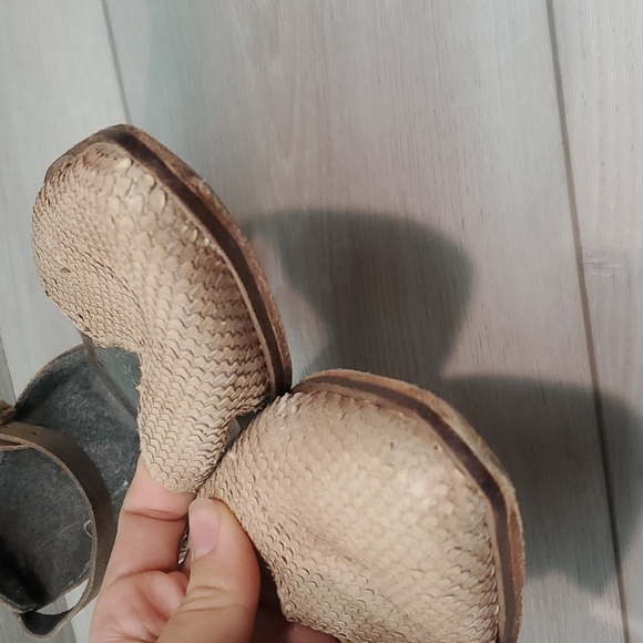 Free People Womens Ankle Leather Pointed Toe Loafer Flats shoes sz 37/6.5-7 - Picture 5 of 13